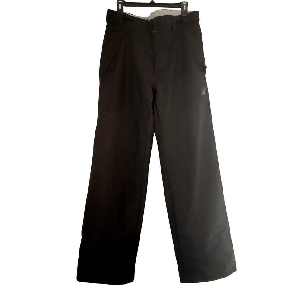 Spyder Mens Black Insulated Snow Ski Pants OMSP146 Size Small/Medium 32x32